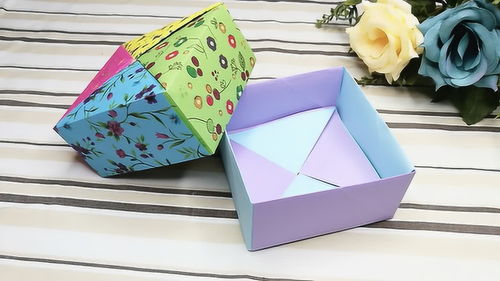 小壮手工折漂亮的盒子折纸,亲子互动折纸大全教程,做法简单